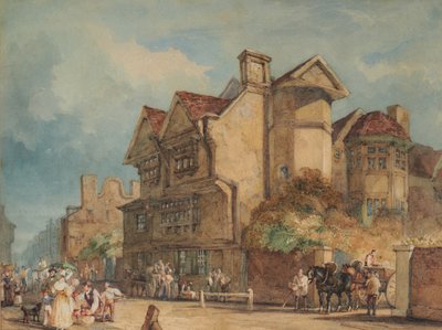 Alte Häuser, High Street, Rochester von William Henry Pyne