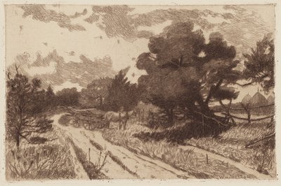 Eine Straße auf Long Island von William Henry Shelton