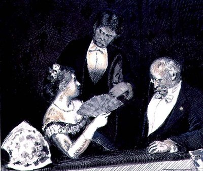 Figuren in einer Opernloge von William Hicok Low