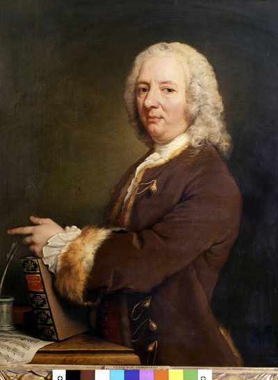 Porträt von Francesco Saverio Geminiani, italienischer Musiker von William Hoare