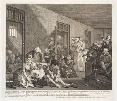Der Lebensweg eines Wüstlings von William Hogarth