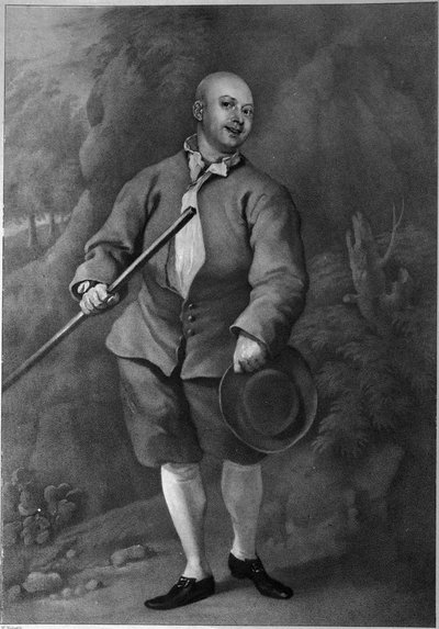 John Broughton, graviert von F. Ross, 1842 von William Hogarth