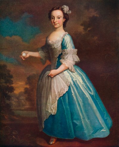 Miss Elizabeth Hatch, von William Hogarth, 1929 von William Hogarth