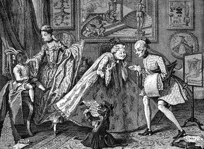 Geschmack im hohen Leben, 1746 von William Hogarth