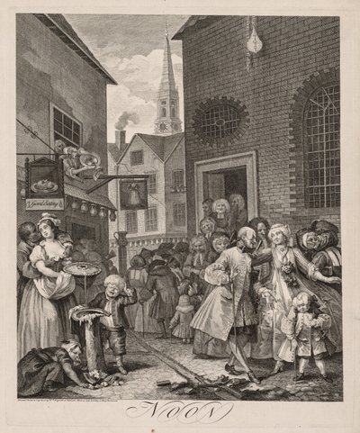 Die vier Tageszeiten: Mittag von William Hogarth