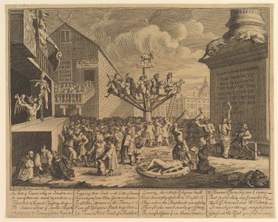 Das Südsee-Schema, 1722 von William Hogarth