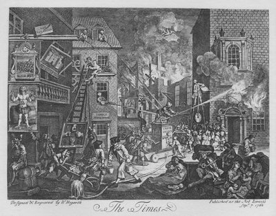 Die Zeiten, 1762 von William Hogarth