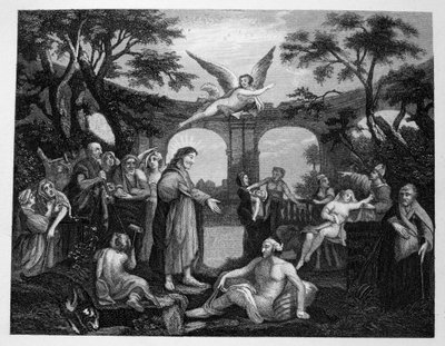 Der Teich von Bethesda von William Hogarth