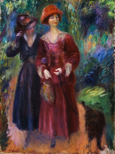 Ein Spaziergang im Park von William James Glackens