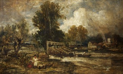 Aalkörbe in Goring von William James Muller