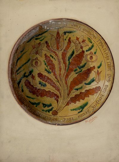Deutscher Teller von William L. Antrim