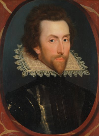 Porträt eines unbekannten Mannes von William Larkin