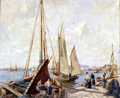 Hafen von Le Touquet von William Lee Hankey