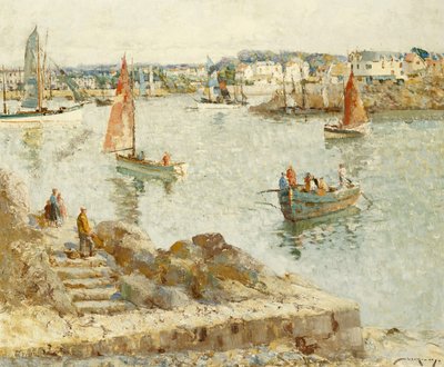 Die Fähre, Concarneau von William Lee Hankey