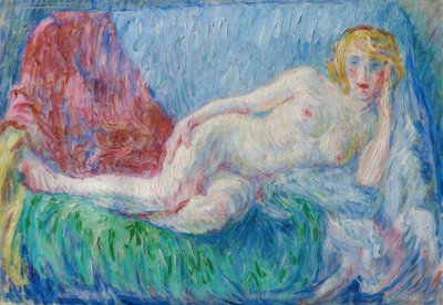 Liegender Akt von William Malherbe