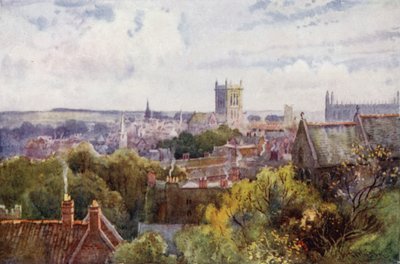 Blick auf Cambridge vom Castle Hill von William Matthison