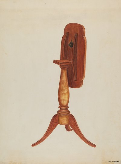 Kipptisch oder Kanttisch, 1937 von William McAuley