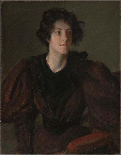Studie einer jungen Frau von William Merritt Chase