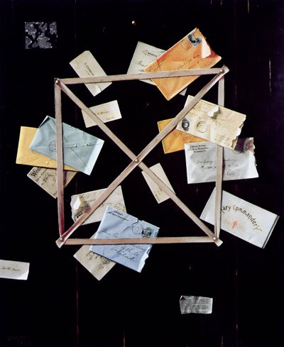 Mr. Hulings Briefständerbild von William Michael Harnett