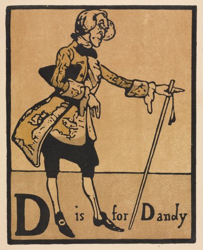 Ein Alphabet: D steht für Dandy von William Nicholson