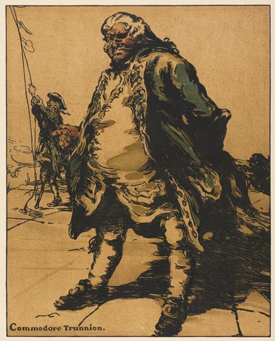 Charaktere der Romantik: Commodore Trunnion von William Nicholson