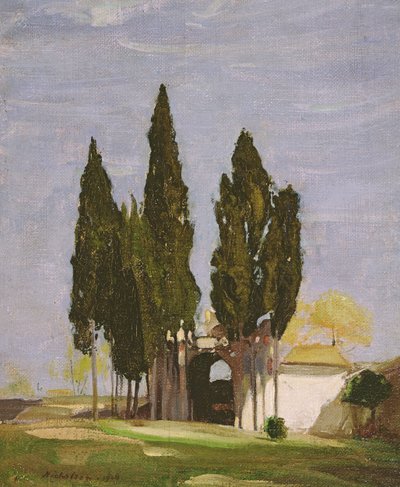 Zypressen, Palatin, Rom von William Nicholson
