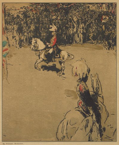 Lord Roberts zu Pferd von William Nicholson