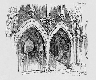 Eingang zum Kapitelhaus von William Patten