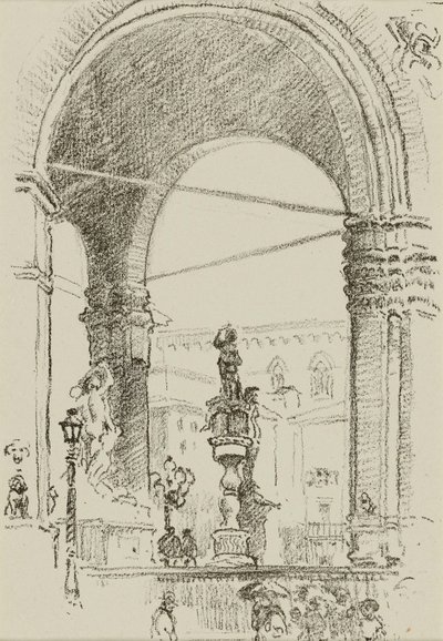 Loggia dei Lanzi von William Penhallow Henderson