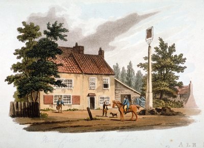The Dun Cow Inn, Kensington, London, ca. 1810 von William Pickett