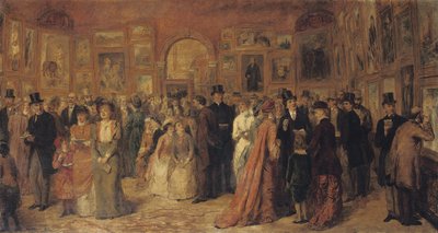 Die private Ansicht, 1881, 1882 von William Powell Frith