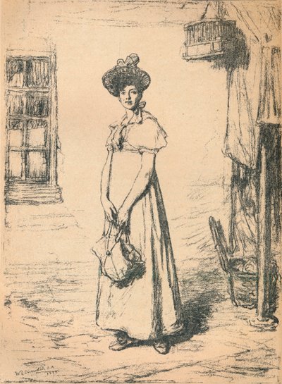 Die junge Hausfrau Studie, um 1878 von William Quiller Orchardson