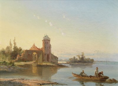 Medenbluk, Zuider Zee, Holland, 1863 von William Raymond Dommerson