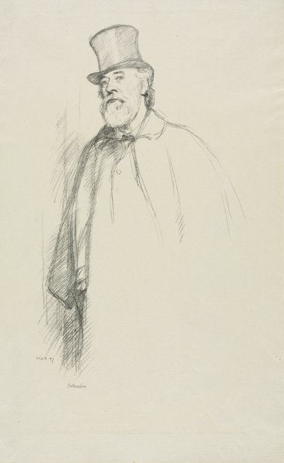 Alphonse Legros, 1897 von William Rothenstein