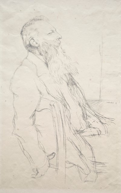 Auguste Rodin von William Rothenstein