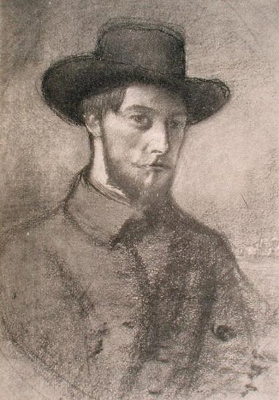 Porträt von Augustus John von William Rothenstein