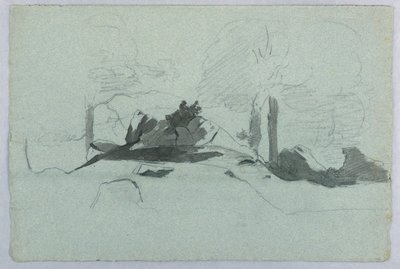Studie einer Landschaft von William Stanley Haseltine
