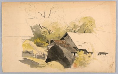 Studie der Landschaft, Schweiz von William Stanley Haseltine