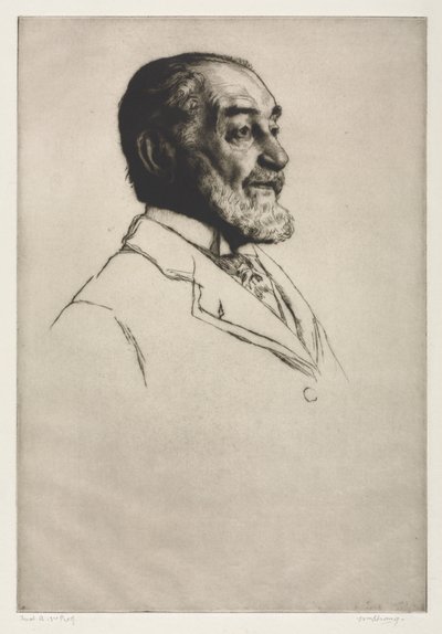 Frederick Harrison, 1914 von William Strang
