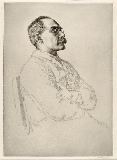 Rudyard Kipling (1865 - 1936), veröffentlicht 1898 von William Strang
