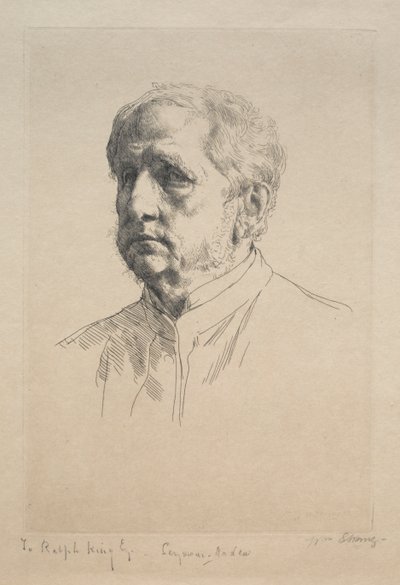 Sir Francis Seymour Haden, 1883 von William Strang