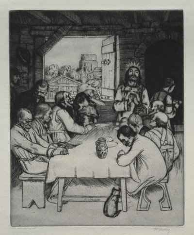 Das letzte Abendmahl, 1889 von William Strang