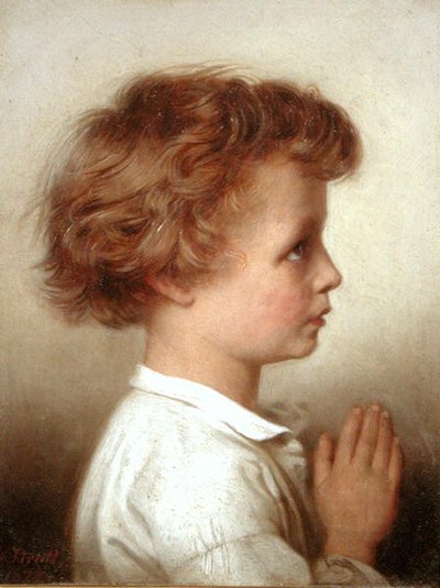 Beim Gebet von William Strutt