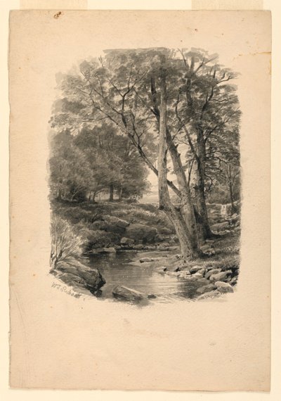 Teich im Wald von William Trost Richards