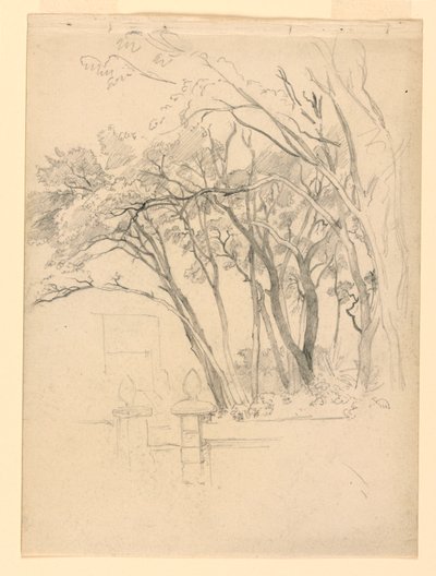 Studie von Laub von William Trost Richards