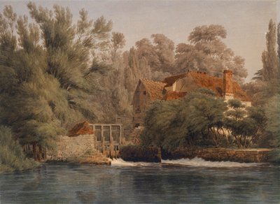Iffley Mühle, ca. 1840er Jahre von Joseph Mallord William Turner