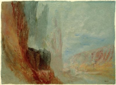 Felsen an der Maas von Joseph Mallord William Turner
