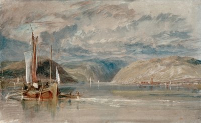 Rüdesheim, Blick auf das Binger Loch von Joseph Mallord William Turner