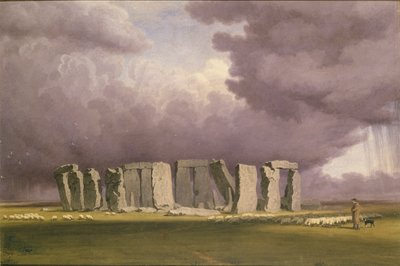 Stonehenge: Stürmischer Tag von Joseph Mallord William Turner
