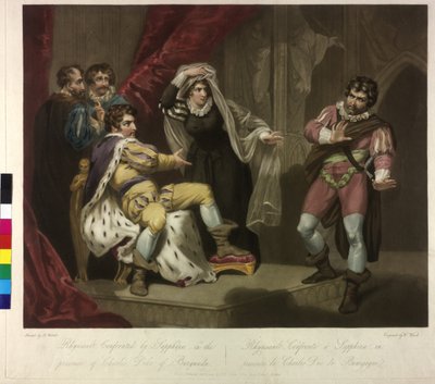 Sapphira gibt Rhynsault einander zu erkennen von William Ward